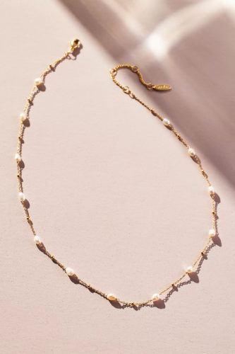 Anthropologie Pearl Necklace - geminis love