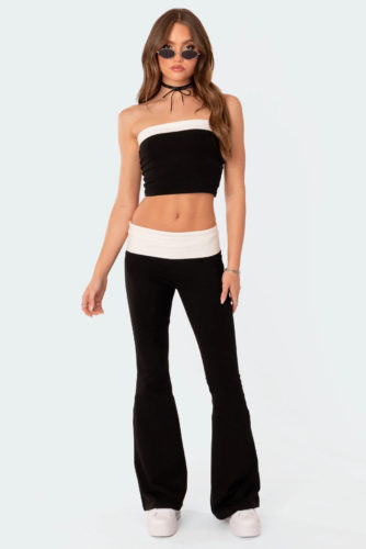 Edikted Fold Over Top Leggings - geminis love